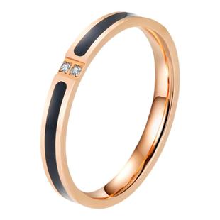 时尚个性镶钻食指大码戒指女胖mm轻奢小众玫瑰金装饰无名指ins潮