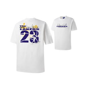 NBA官方哈利伯顿/库里/詹姆斯/东契奇/亚历山大球星签名印花T恤