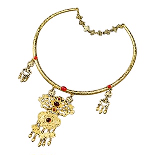 新中式明制璎珞项圈原创晚明风平安锁明制婚服古风项链女珍珠璎珞