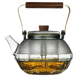 美斯尼玻璃煮茶壶耐高温可明火泡茶壶电陶炉烧水壶小型煮茶器茶具