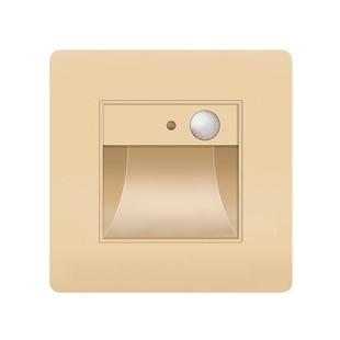 家用86型嵌入式LED小夜灯人体感应地脚灯楼梯踏步过道走廊踢脚灯