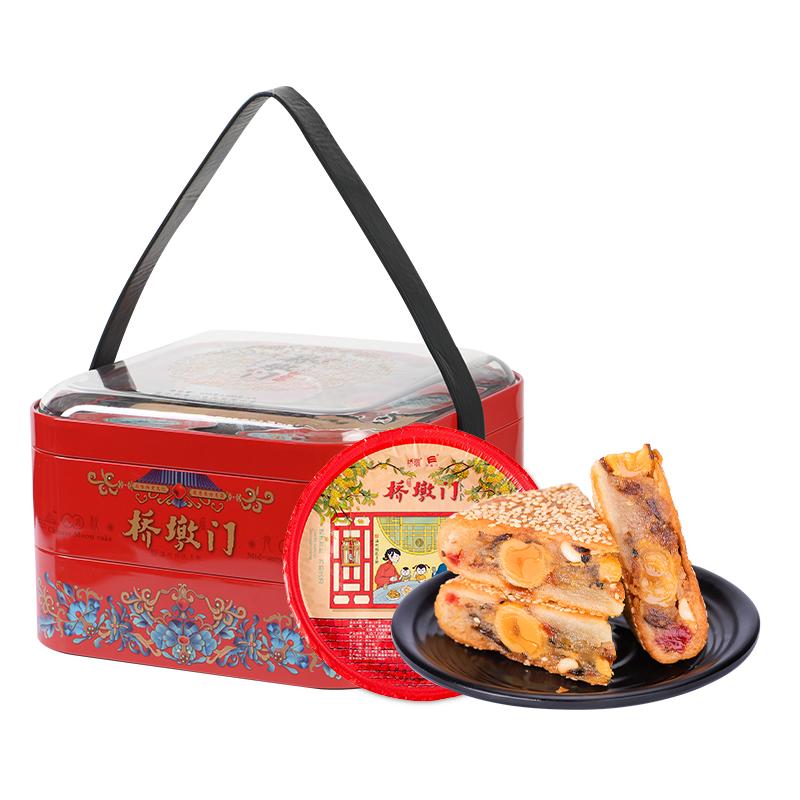 桥墩温州酥皮月饼组合装批发团购
