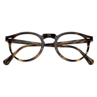 Oliver Peoples眼镜框Gregory Peck-F超轻板材圆框眼镜架OV5186F