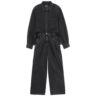 YOUWEI【优惠专属】老派复古棉质牛仔连体裤Y6223302