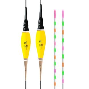川泽高灵敏夜光浮漂鱼漂醒目无影小碎目电子漂夜钓鲫鱼漂正品浮漂