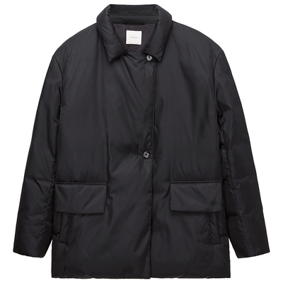 OCHIRLY欧时力翻领宽松羽绒外套