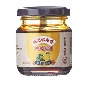 严家大方枇杷雪梨膏润肺润喉大人儿童地道食材枇杷雪梨配方