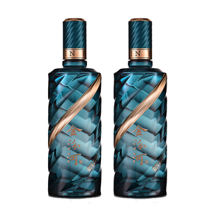 金汾河青钻 清香型白酒 42度500ml双瓶 收藏年货节送礼自饮光瓶装