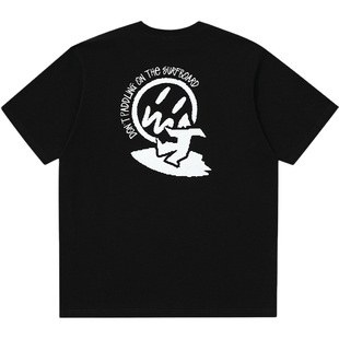 BEASTER小恶魔鬼脸男士短袖t恤男夏季新款白色上衣美式潮牌情侣装