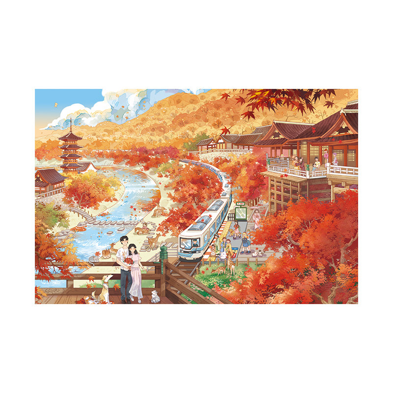 治愈系氛围感秋日拼图