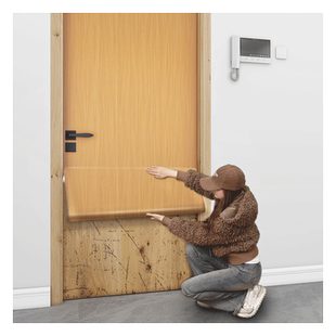 门贴纸遮丑木门翻新自粘门贴壁纸入户门旧门改造装饰全包木纹贴纸