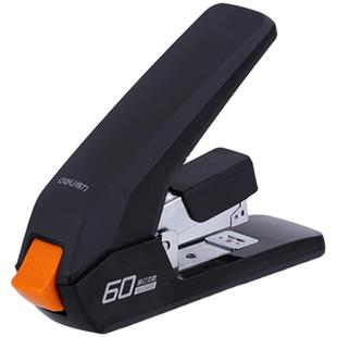 得力省力订书机订书器便携式订书机可订40页40张订书针橡胶材质大号可钉60页60张办公白领学生用订资料试卷