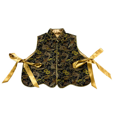 【A类】定制锦缎提花-亲子马甲