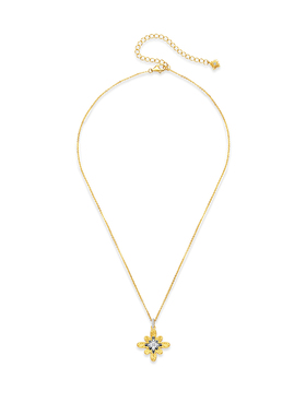 【新品上市】OOAK界格雕金烟花雨系列日落烟花黑玛瑙雕金项链