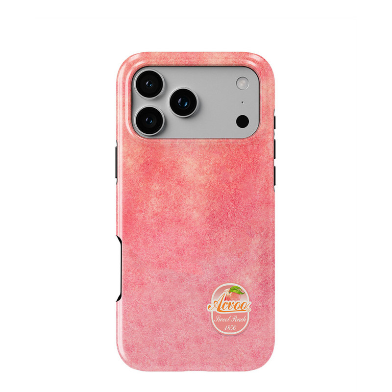 Acvoo桃子复古原创潮流个性iPhone17Promax保护16适用于苹果15手机壳14防摔壳13不褪色12可水洗全包