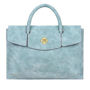 马锐鲨 正品二层牛皮手提包公文包14/15.6寸电脑平板包防泼水女包