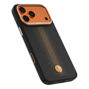 「顺财运全包护行」Raptic适用苹果17Promax凯夫拉手机壳新款iphone17pro磁吸防摔芳纶纤维保护壳高级商务男