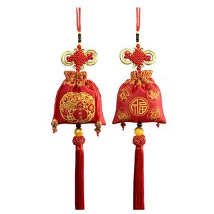 端午节车载香包香囊汽车挂饰香袋福袋空袋子中国风刺绣荷包挂件