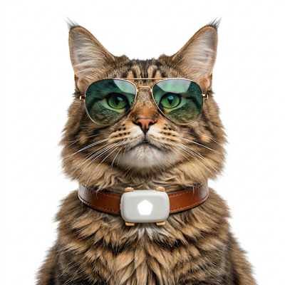 尾巴信标宠物定位器猫狗防丢GPS实时定位项圈追踪神器语音召回