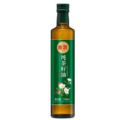 金浩纯茶籽油248ml/750ml小瓶油