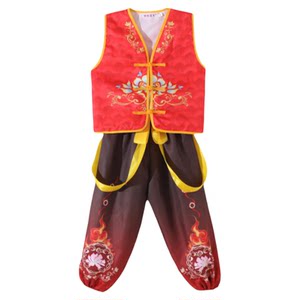 粉红嘉衣旗舰店六一哪咤衣服童话动漫同款万圣节cos哪吒服装全套男女童服装