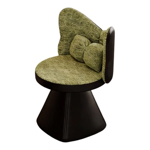 化妆凳梳妆台专用椅子衣帽间女生主卧室中古风轻奢高级感旋转靠背