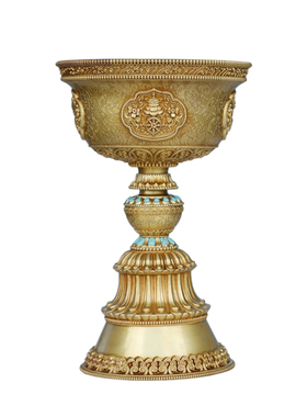 佛堂居家酥油灯慧宝黄铜