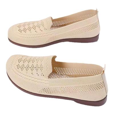 夏天网面透气女鞋通勤百搭中老年户外超软舒服黑色鞋子上班不累脚