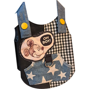 遛狗宠物牵引绳背心式猫咪狗狗泰迪比熊马尔济斯约克夏胸背小型犬