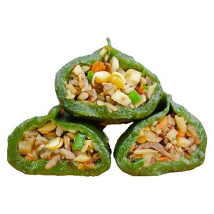 浙江江山传统手工清明粿艾草果青团艾叶馃糕艾饺小吃糯米糕点早餐