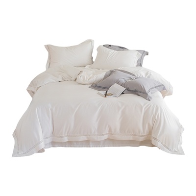 100支兰精天丝纯棉四件套