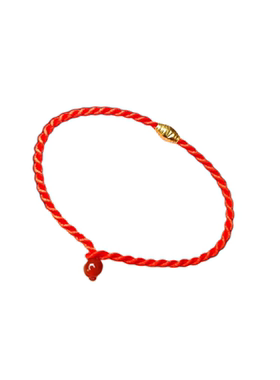 手工红手绳仿金转运珠本命年手绳
