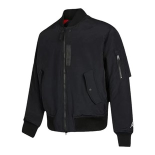 Air Jordan男子秋冬保暖双面穿棒球服飞行夹克外套棉服CZ1191-010