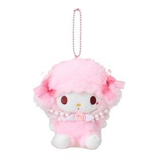 正品现货日本三丽鸥可爱头巾小羊PIANO必爱诺毛绒公仔包包挂件