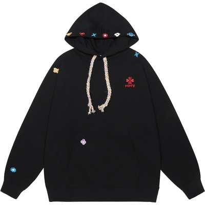 GUUKA秋季重磅纯棉连帽卫衣