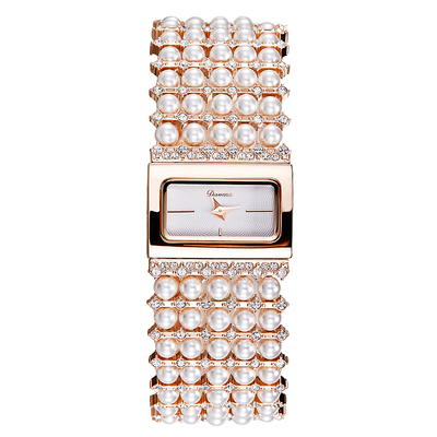 个性珍珠手链手表女款