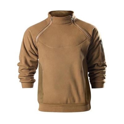 自由兵男款保暖抓绒衣顺丰发货