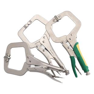 威力狮C型大力钳工业级多功能压力钳9寸木工夹具固定工具夹钳18寸