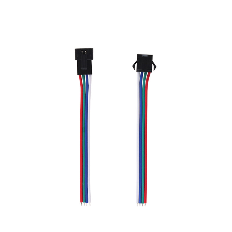 SM4pin端子LED灯条接头飞机头
