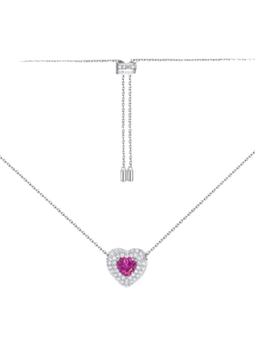 apmmonaco时尚爱心可调节项链