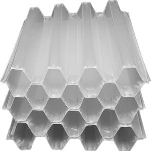 六角蜂窝斜管填料自来水污水厂沉淀池专用PP聚丙烯环保全新料厂家