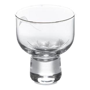 日本进口东洋佐佐木富士山招福杯对杯清酒杯日式金边梅酒杯烈酒杯