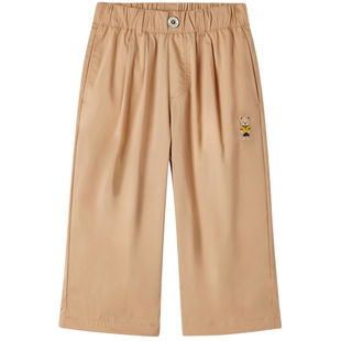 PawinPaw卡通小熊童装夏季男童七分裤儿童裤子舒适百搭