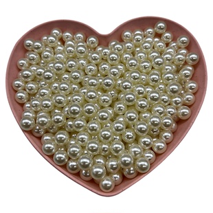 优质仿珍珠散珠碎钻 手工DIY衣服饰品水晶彩色珠整圆无孔金珠配件