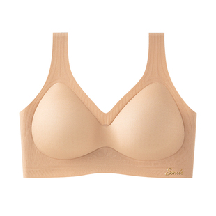 女士固定杯背扣式无痕透气内衣女款无钢圈舒适聚拢文胸罩夏季薄款