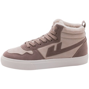 回力加绒帆布鞋女高帮2025秋冬季新款加厚外穿板鞋保暖二棉鞋女冬