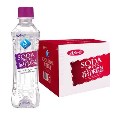 娃哈哈苏打水0卡0糖24支整箱饮品