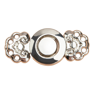 汉服旗袍金属子母盘扣中国风祥云搭扣复古风古装衣服对扣装饰纽扣