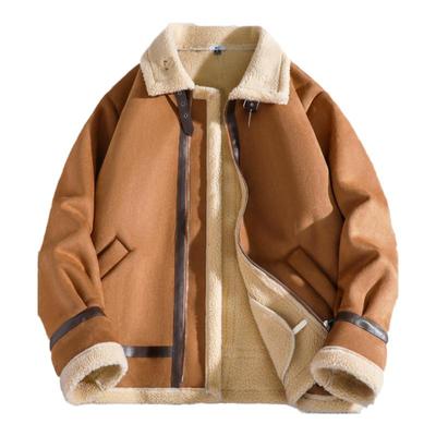 回力羊羔绒外套男款冬季2024新款