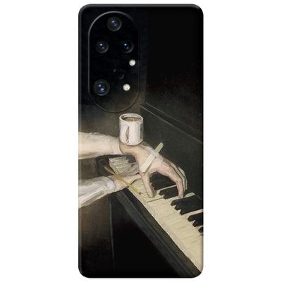 练习钢琴油画适用华为荣耀x30手机壳x40i文艺x20se艺术x10max复古9x8x7x8c7a创意p50pro女款防摔软e